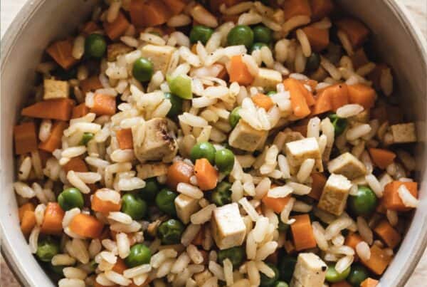 Riz cantonnais vegan - recette