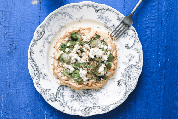 la tarte aux poireaux Vegan et équilibrée de la bienfaisante