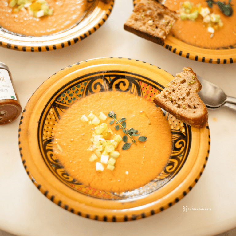 recette de gaspacho de tomates anciennes
